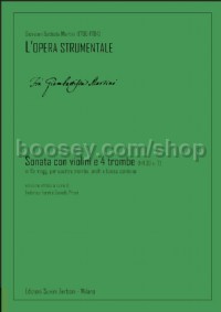 Sonata Con Violini E Quattro Trombe (Hh.30 N. 7) (Score)